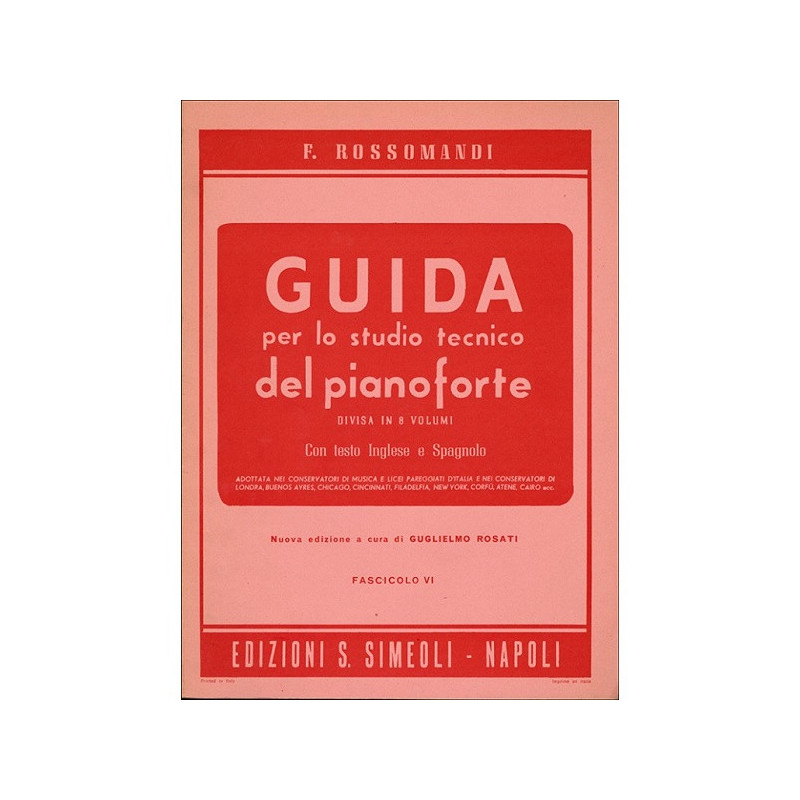 Rossomandi Guida per lo studio del Pianoforte Vol. 3 | Disalvatorem...