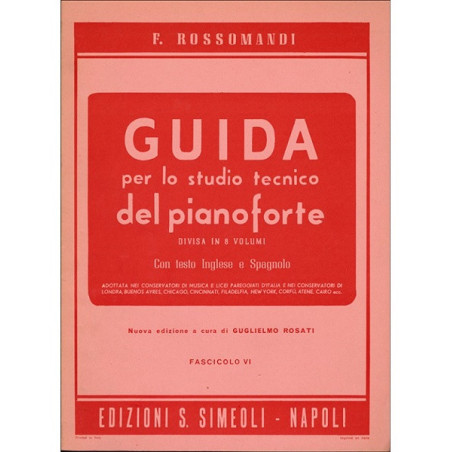 Rossomandi Guida per lo studio del Pianoforte Vol. 3 | Disalvatorem...