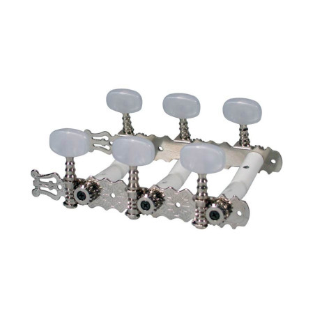 BOSTON Meccaniche per chitarra classica, 3L3R, 70mm, nickel, palett...