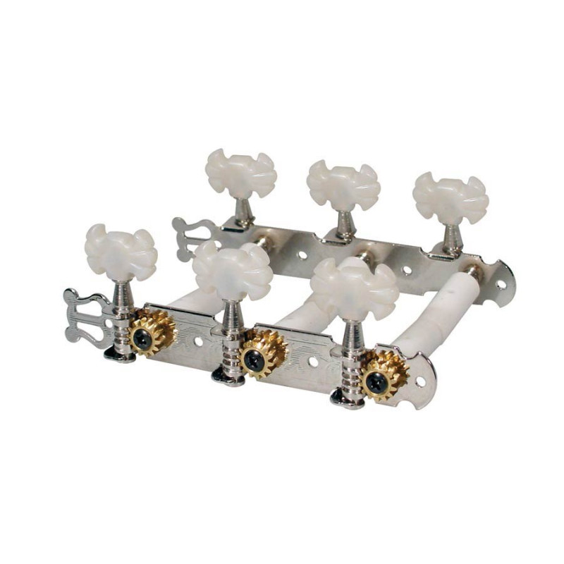 BOSTON Meccaniche per chitarra classica, 3L3R, 70mm, nickel, palett...