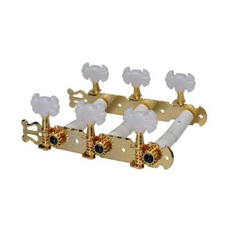 BOSTON Meccaniche per chitarra classica, 3L3R, 70mm, dorate, palett...