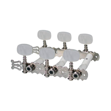 BOSTON Meccaniche per chitarra classica, 3L3R, 70mm, nickel, palett...