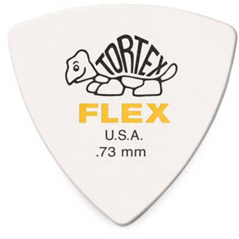 DUNLOP - 456R.73 TORTEX FLEX TRIANGLE .73 MM BAG/72 | Disalvatoremu...