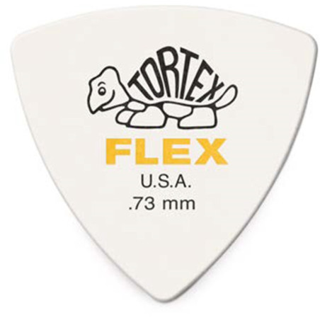 DUNLOP - 456R.73 TORTEX FLEX TRIANGLE .73 MM BAG/72 | Disalvatoremu...