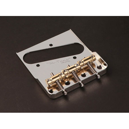GOTOH Ponte fisso per chitarra elettrica TL, passo 10,8mm, sellette...