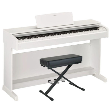 ARYUS YDP144 Bianco Con Panca in metallo | Disalvatoremusicstore.it
