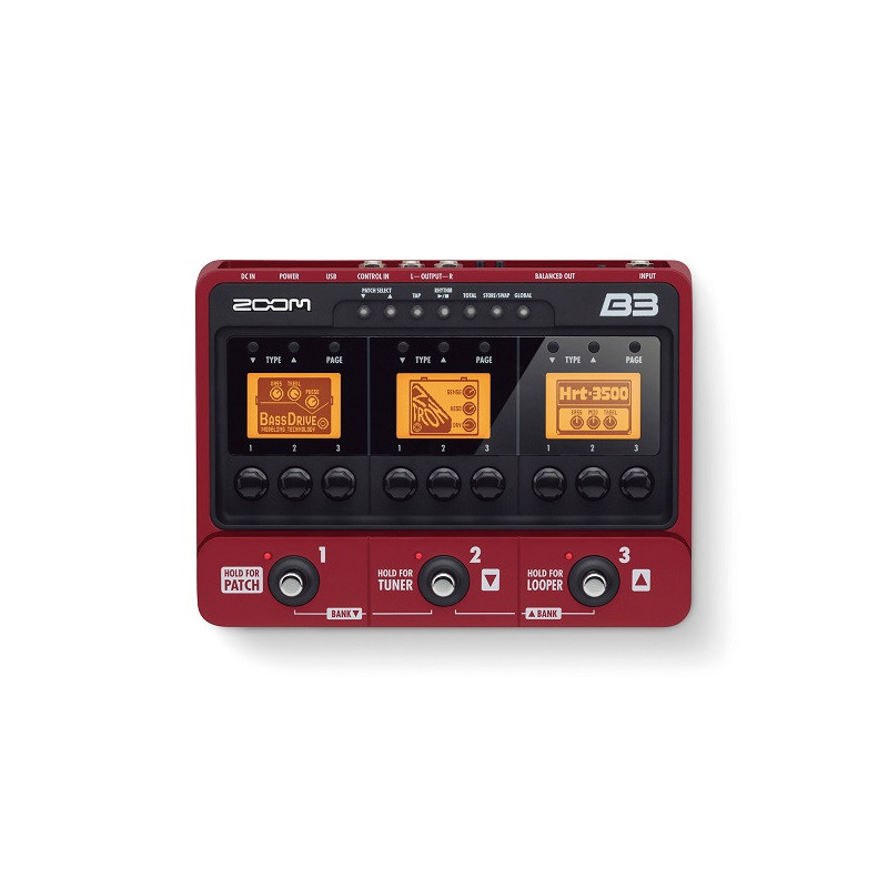 B3 - per basso - pedaliera multieffetto e amp-simulator | Disalvato...