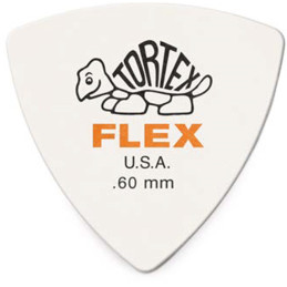 DUNLOP - 456R.60 TORTEX FLEX TRIANGLE .60 MM BAG/72
