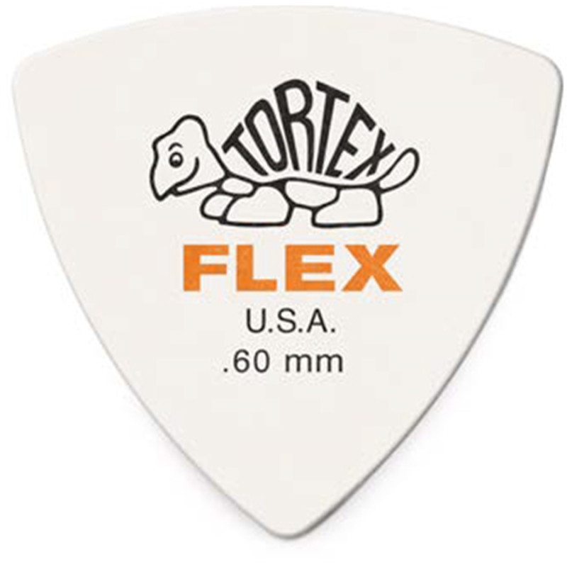 DUNLOP - 456R.60 TORTEX FLEX TRIANGLE .60 MM BAG/72