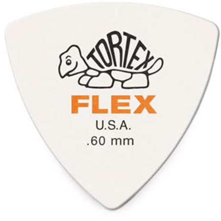 DUNLOP - 456R.60 TORTEX FLEX TRIANGLE .60 MM BAG/72