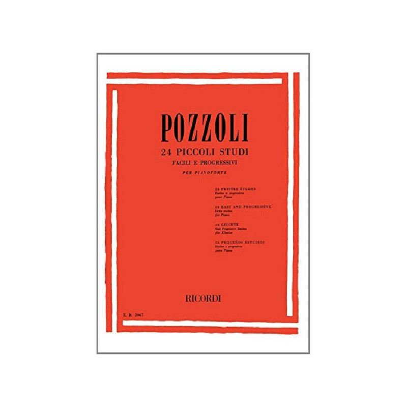 POZZOLI 24 PICCOLI STUDI | Disalvatoremusicstore.it