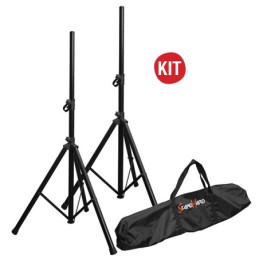 Bespeco SH80N Coppia di supporti per casse con Borsa | Disalvatorem...