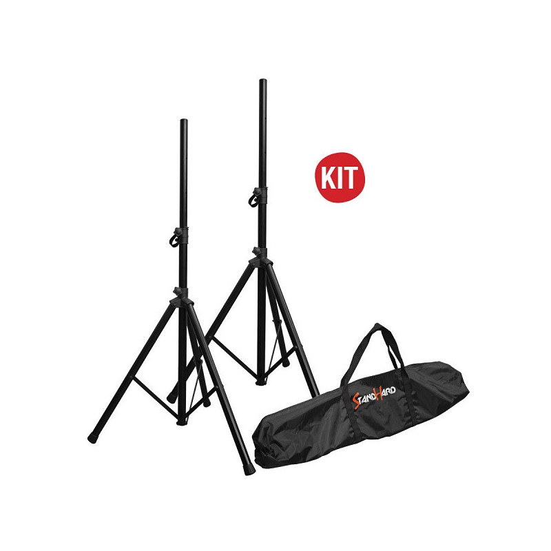 Bespeco SH80N Coppia di supporti per casse con Borsa | Disalvatorem...