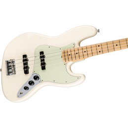 American Pro Jazz Bass Maple Neck Olympic White | Disalvatoremusics...