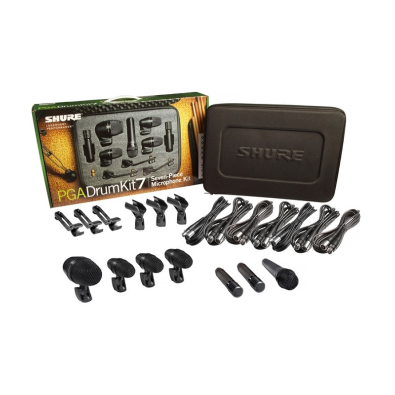 SHURE PGADRUMKIT7 Kit da 7 microfoni per batteria | Disalvatoremusi...