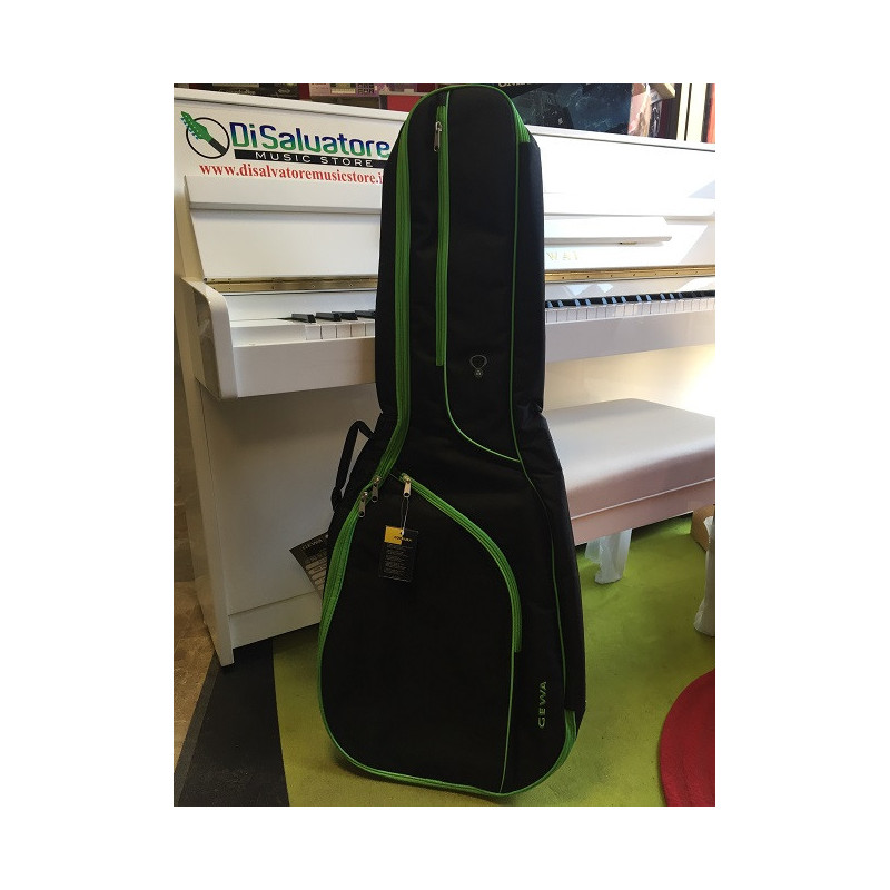 BORSA IMBOTTITA VERDE 10MM PER CHITARRA CLASSICA | Disalvatoremusic...