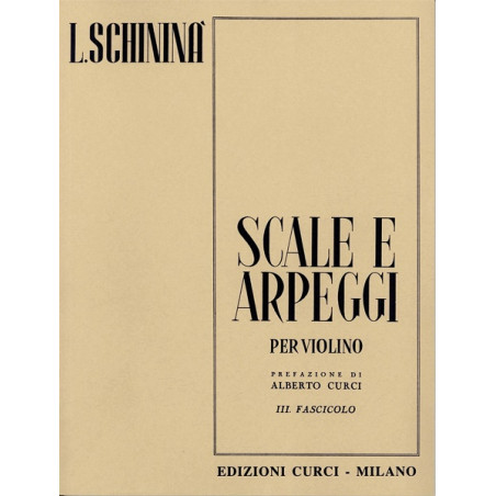 SCHININA SCALE E ARPEGGI VOL. 3