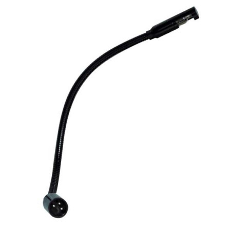 LAMPADA GOOSENECK XLR 90° - FRUTTO RUOTATO - 12V5