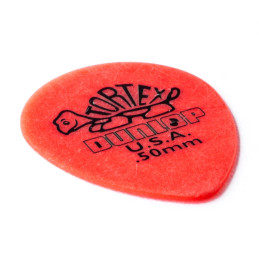DUNLOP - 423R.50 SMALL TEAR DROP RED PLETTRO SINGOLO