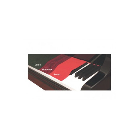 PANNO COPRITAST PER PIANO IN VELLUTO NERO