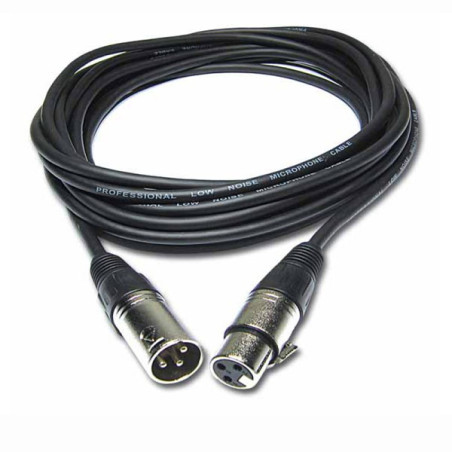 CM/XFXM-6 Cavo microfonico 6 m XLR3-F / XLR3-M
