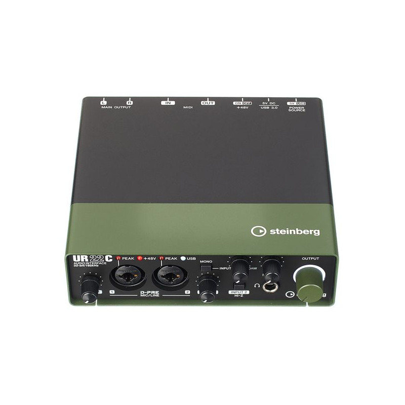 UR22C Green USB Audio & MIDI Interface