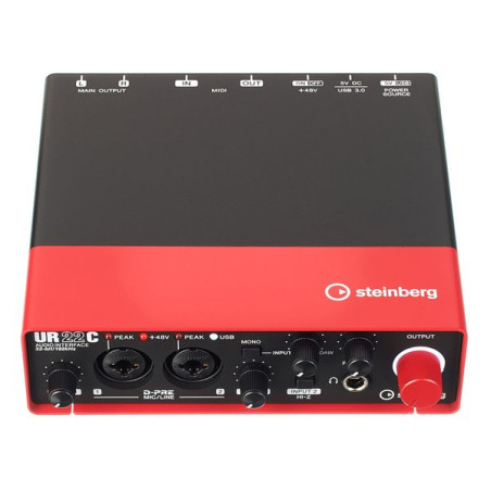 UR22C RED USB Audio & MIDI Interface