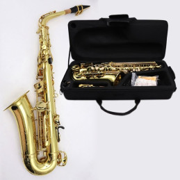MORGAN AS400 SAX ALTO MIB OTTONE LACCATO CON ASTUCCIO