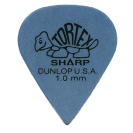 DUNLOP PLETTRO 412P1.00 TORTEX Sharp Blue 1.0mm | Disalvatoremusics...