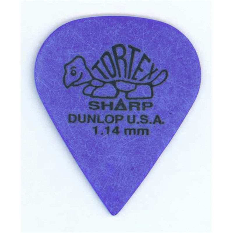 DUNLOP PLETTRO 412P1.14 TORTEX Sharp Purple 1.14mm | Disalvatoremus...