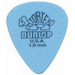 DUNLOP PLETTRO 418P1 TORTEX Standard Blue 1.0mm | Disalvatoremusics...