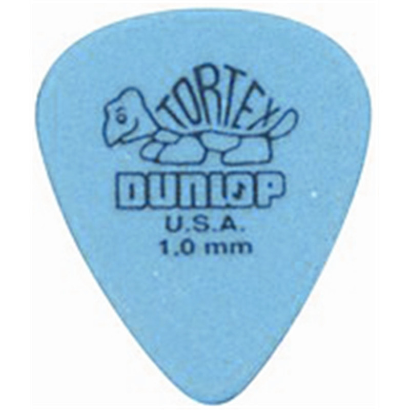 DUNLOP PLETTRO 418P1 TORTEX Standard Blue 1.0mm | Disalvatoremusics...