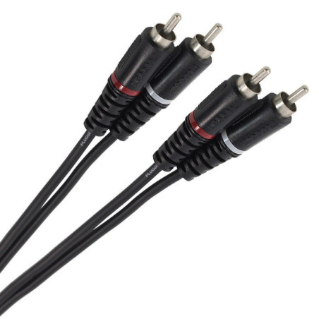 PLUGGER Twin Cable RCA Male - RCA Male 3m Easy | Disalvatoremusicst...