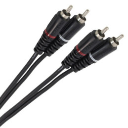 PLUGGER Twin Cable RCA Male - RCA Male 3m Easy | Disalvatoremusicst...