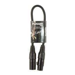 PLUGGER DMX XLR Cable Female 3b - XLR Male 5b 0m30 Easy | Disalvato...