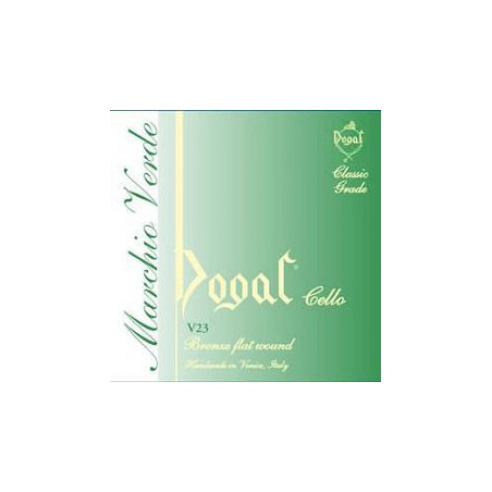 Corda LA DOGAL VIOLONCELLO LINEA VERDE 4/4-3/4 IN ACCIAIO | Disalva...