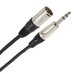 PLUGGER Cable XLR Male 3b - Jack Male Stereo 3m Easy | Disalvatorem...