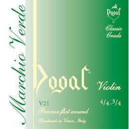 CORDE VIOLINO 4/4-3/4 BRONZO DOGAL VERDI | Disalvatoremusicstore.it