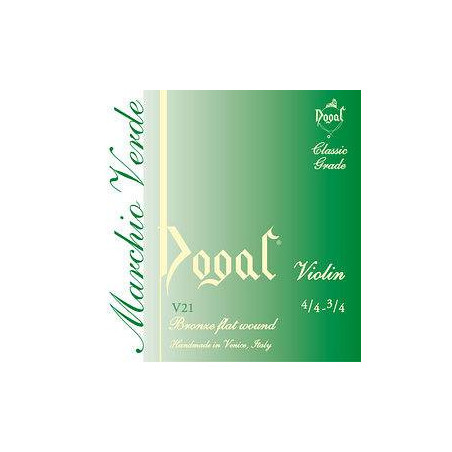 CORDE VIOLINO 4/4-3/4 BRONZO DOGAL VERDI | Disalvatoremusicstore.it