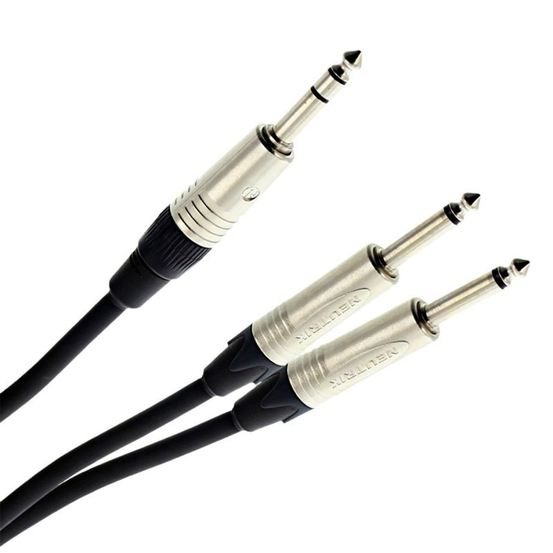 PLUGGER Y Cable Jack Male Stereo - Jack Male Mono 1.50m El | Disalv...