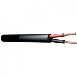 HZ1818 Cavo Speaker 100V, 2 x 1,5mm, 15A, Black, 100m | Disalvatore...