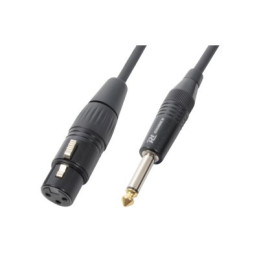 EGO-AG6445 Cable XLR Female – 6.3 Mono Jack 1,5m | Disalvatoremusic...
