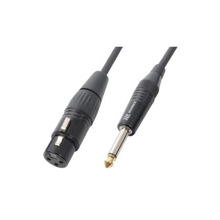 EGO-AG6445 Cable XLR Female – 6.3 Mono Jack 1,5m | Disalvatoremusic...