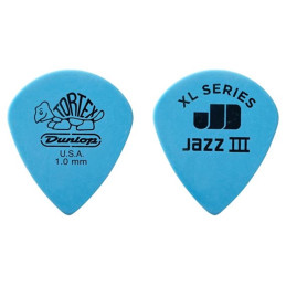 DUNLOP PLETTRO 498P1.00 TORTEX JAZZ III XL,1.0MM M, 12/PLYPK