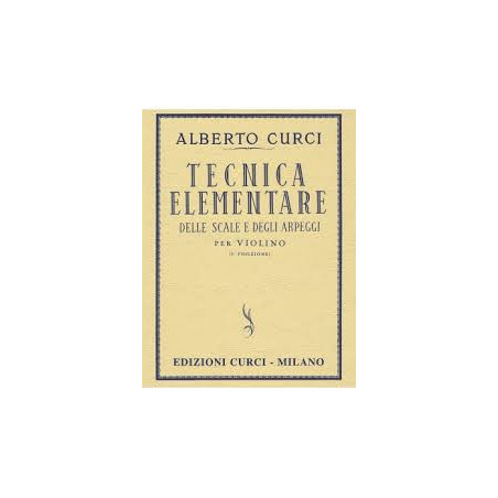 Curci Alberto Tecnica elementare del Violino1° posizione | Disalvat...