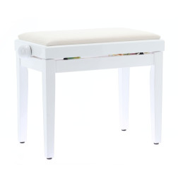 QUIK LOK PB/010 WH L Panca Bianco Lucido per Pianoforte | Disalvato...
