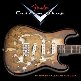 Calendario 2026 Fender Custom Shop 9190190000 | Disalvatoremusicsto...