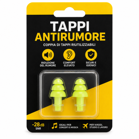 COPPIA DI TAPPI ANTIRUMORE