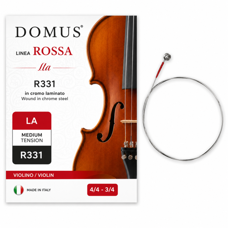 Domus Linea Rossa R331 La in cromo laminato 4/4-3/4