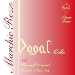 DOGAL -VC LINEA ROSSA 4/4- 3/4 IN ACCIAIO | Disalvatoremusicstore.it